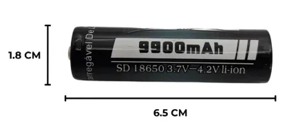 [18650 GENERICA] PILA 18650 LITIO 3.7V 1800MAH CON BOTON GENERICA